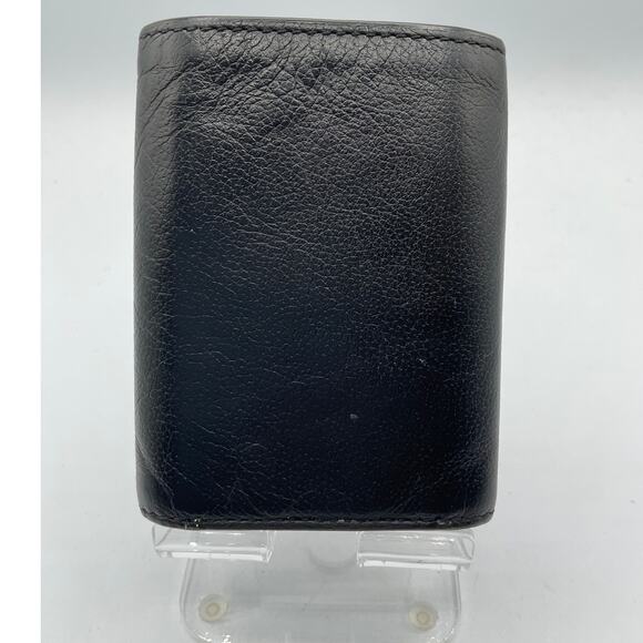 Coach Men's Leather Tri-Fold Wallet, Black - Picture 2 of 8